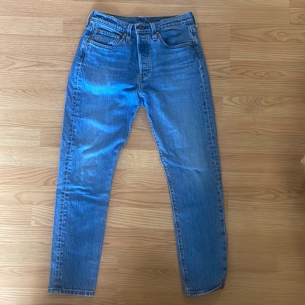 Levi 501 S Blue Jeans - worn once.